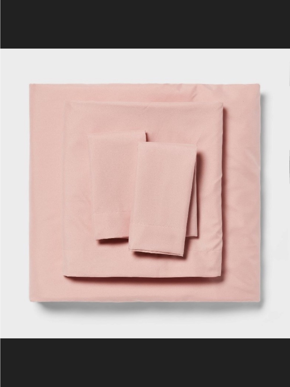 Target Microfiber Sheet Set in Blush Pink